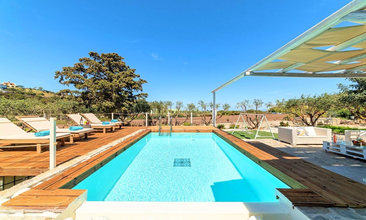 Cretan Lodge Heated Pool Agios Nikolaos Esterno foto