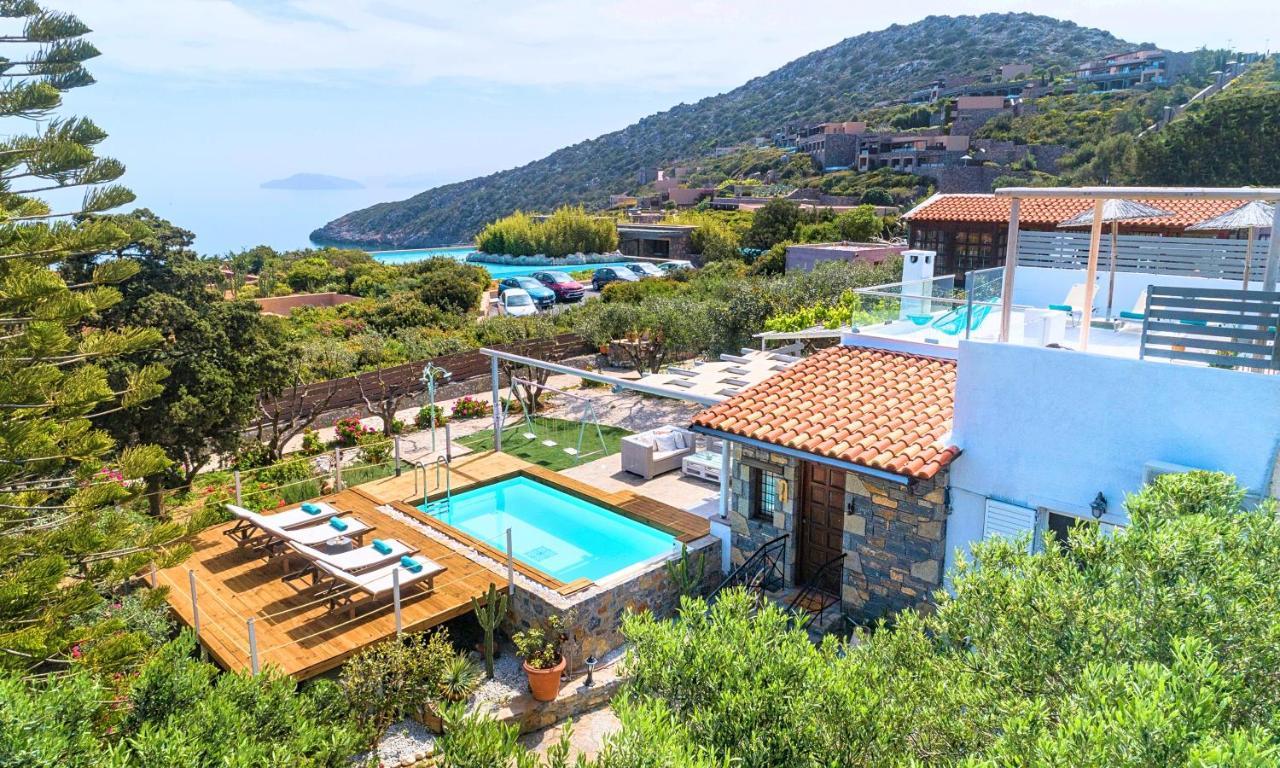 Cretan Lodge Heated Pool Agios Nikolaos Esterno foto