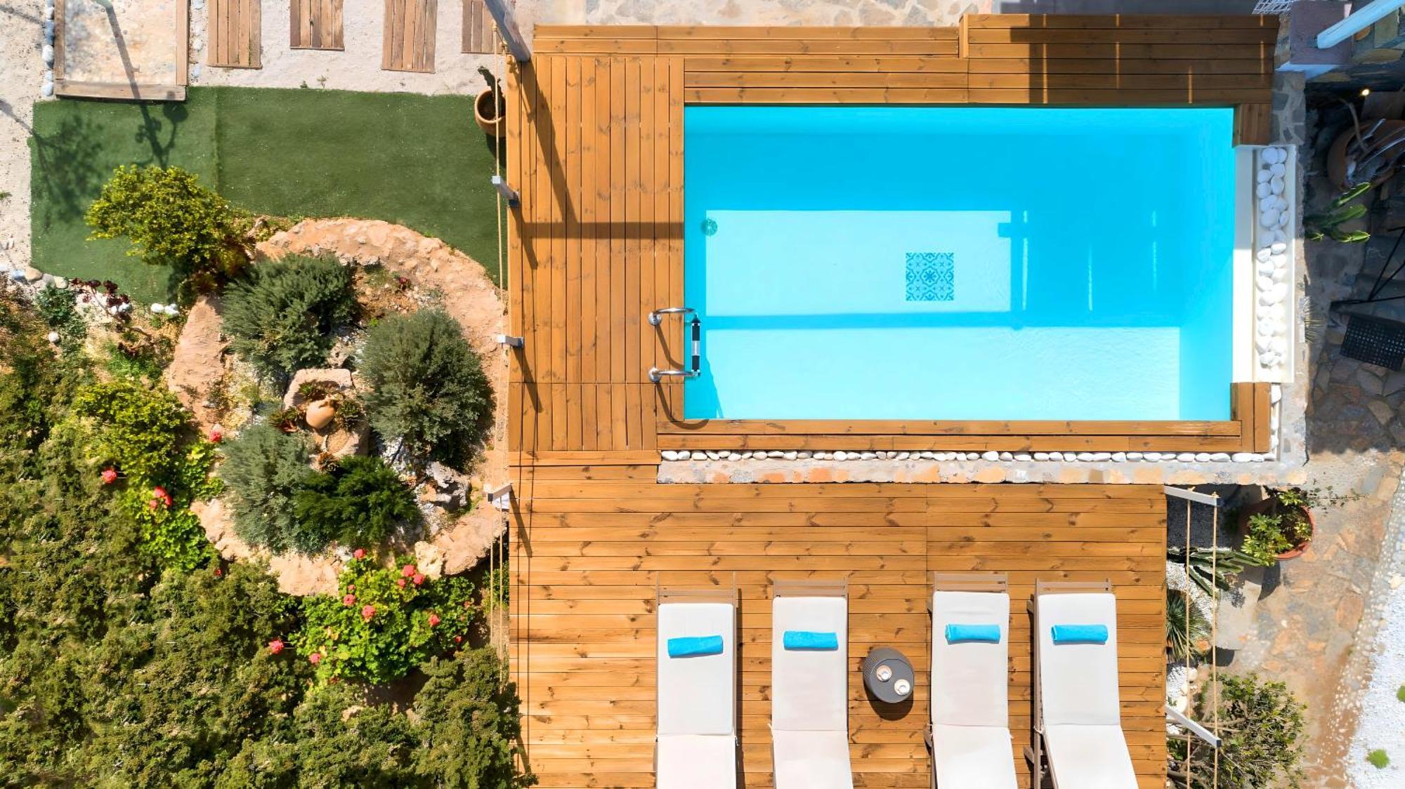 Cretan Lodge Heated Pool Agios Nikolaos Esterno foto