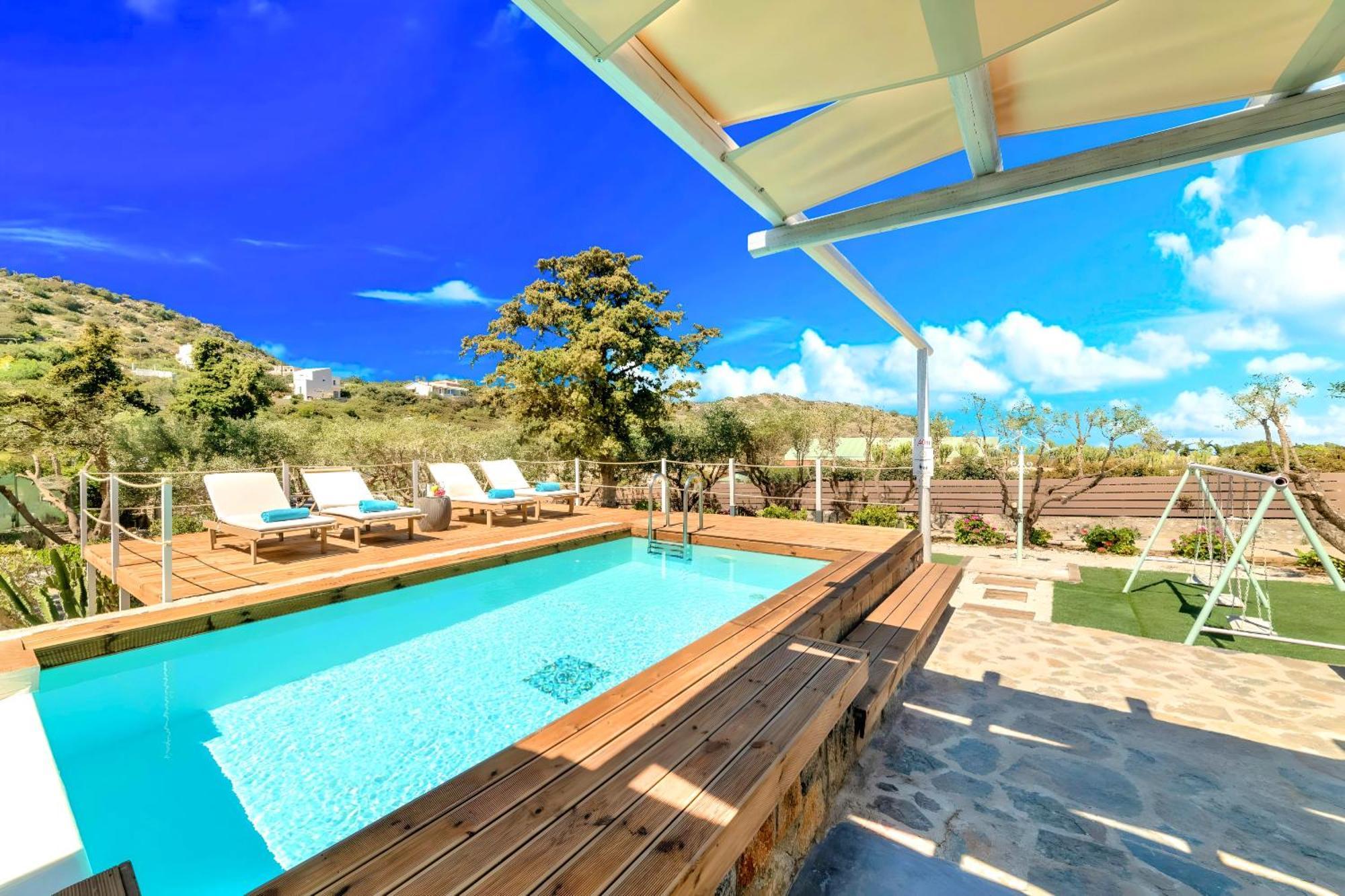 Cretan Lodge Heated Pool Agios Nikolaos Esterno foto